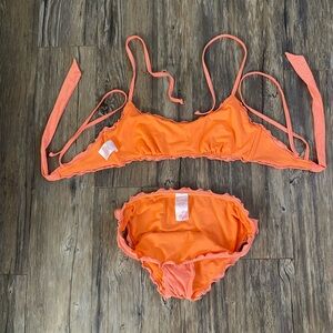 No Boundaries Bikini Vibrant Orange color